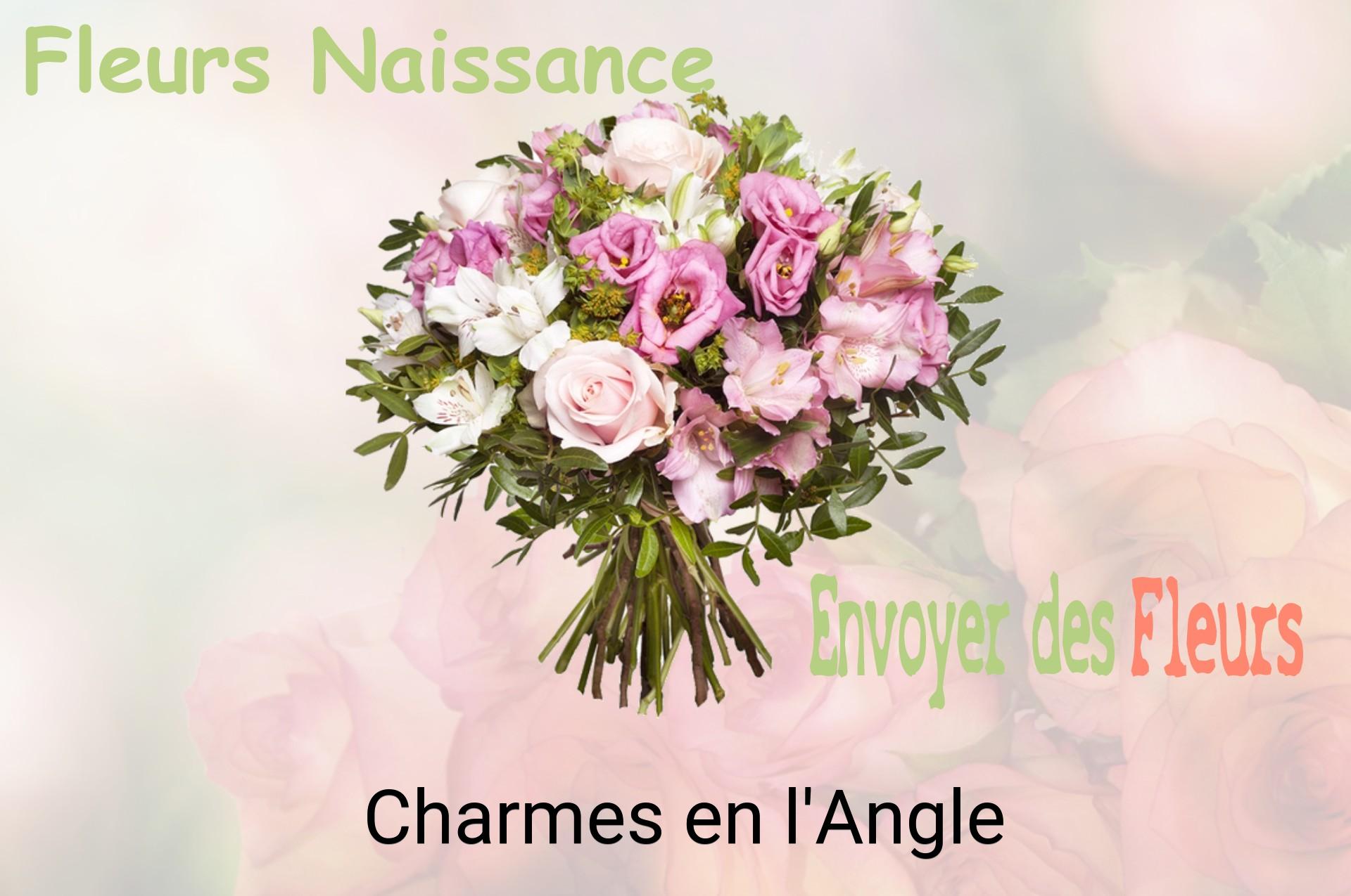 Bouquet de fleurs de naissance livré à Charmes-en-l'Angle